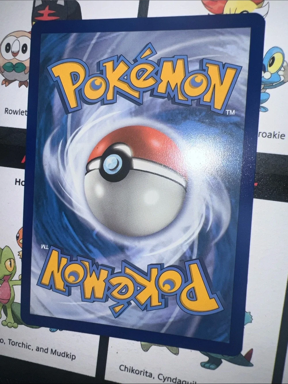 Pokemon Tapu Bulu Holographic Card — Yellow & Green
